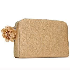 NEW Metallic Gold Cosmetic Bag